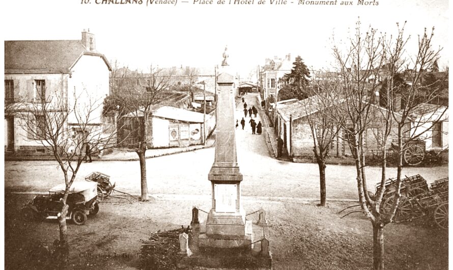 Challans il y a 103 ans – 1922 : hommage aux morts